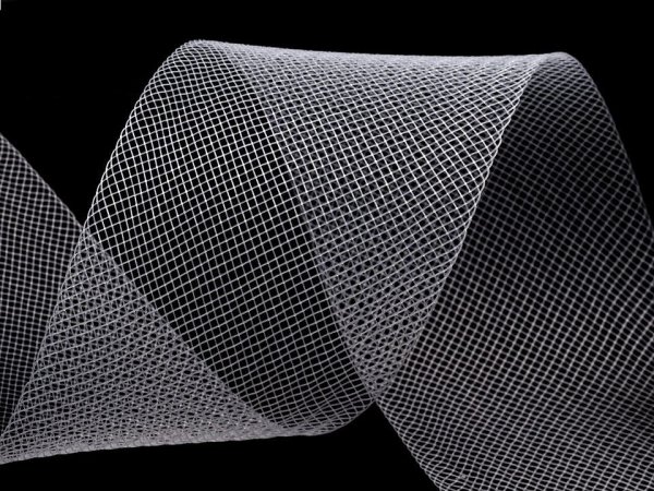 Modistická krinolína na vyztužení šatů a výrobu fascinátorů šíře 45 mm
