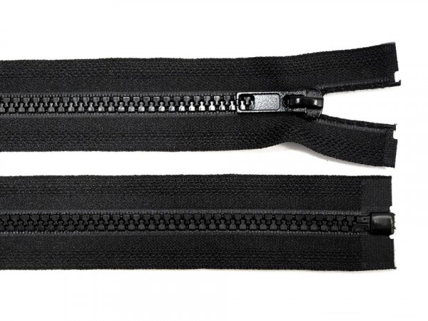 Kostěný zip No 5 délka 55 cm (bundový) černý