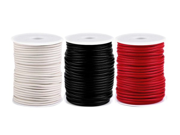 Šňůra z eko kůže s duší Ø2,5 a 3 mm