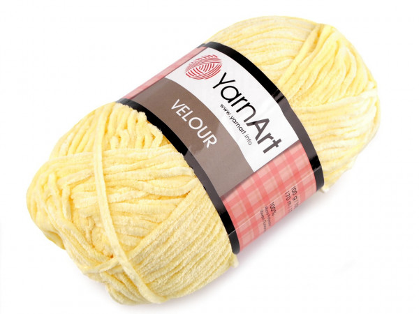 Pletací žinylková příze Velour 100 g