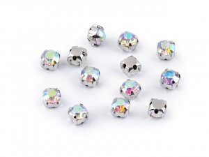 Našívací šatony / štras v pouzdře / kotlíku Ø4,3 mm