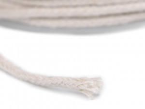 Bavlněná oděvní šňůra splétaná Ø2 mm