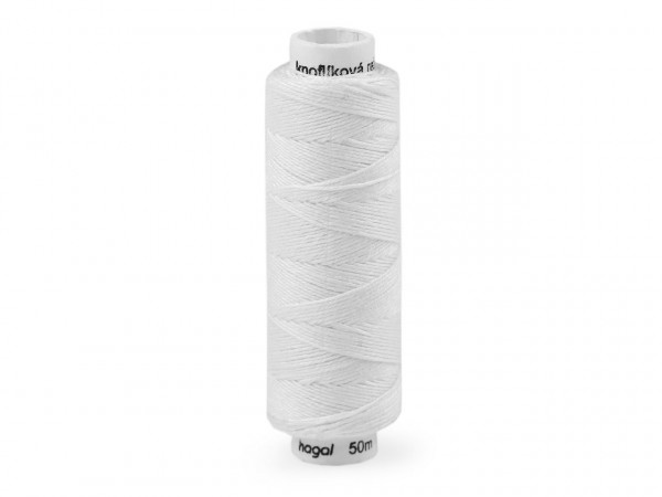 Nitě lněné knoflíkové 50 m