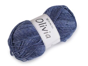 Pletací příze Olivia melírovaná 100 g