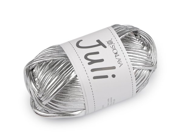 Pletací příze Juli metalická 100 g