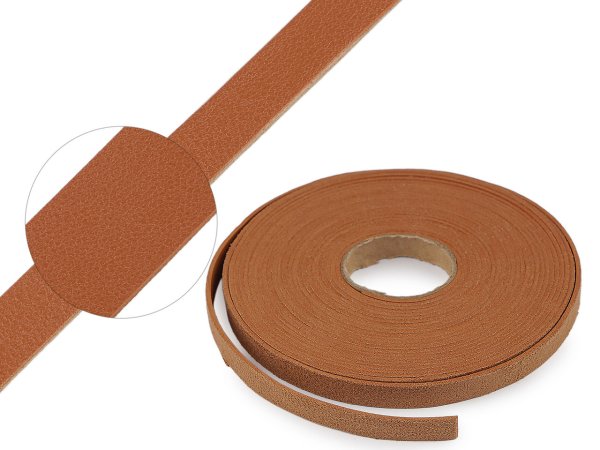 Ucha na tašky z eko kůže šíře 10 mm - polotovar