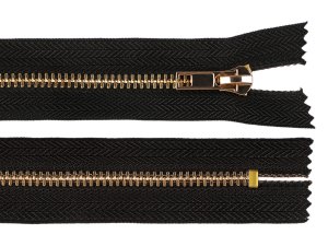 Kovový zip No 5 délka 16 cm (jeansový)