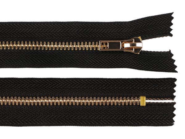 Kovový zip No 5 délka 16 cm (jeansový)
