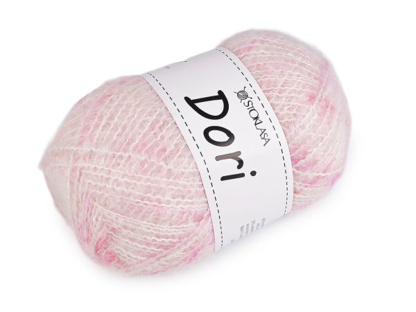 Pletací mohérová příze s nopky Dori 100 g