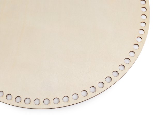 Dřevěné dno na háčkování / výrobu košíků Ø25 cm