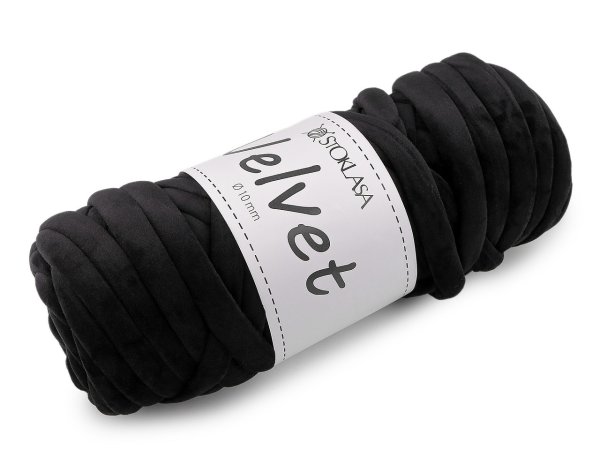 Příze Marshmallow silná Velvet Ø10 mm 500 g