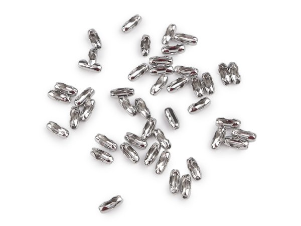 Spojka / koncovka na kuličkový řetízek z nerezové oceli 3x7 mm