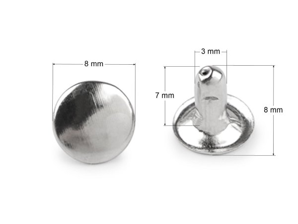 Duté nýty Ø8 mm jednostranné