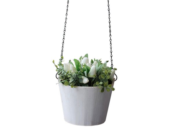 Kovový řetízek pro zavěšení dekorací, květináčů 25 cm