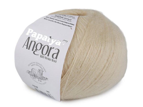 Pletací příze Papatya Angora 100 g