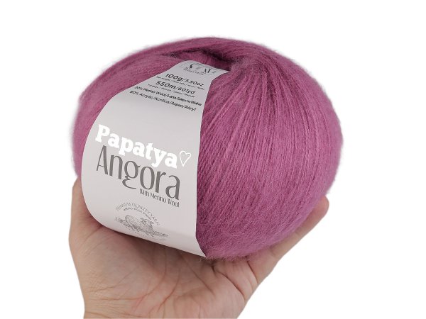 Pletací příze Papatya Angora 100 g