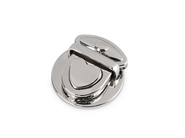 Sada zapínání na kabelku 30x32 mm srdce