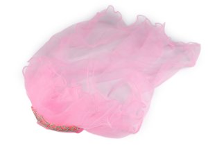 Čelenka / korunka do vlasů se závojem - na párty / rozlučku se svobodou