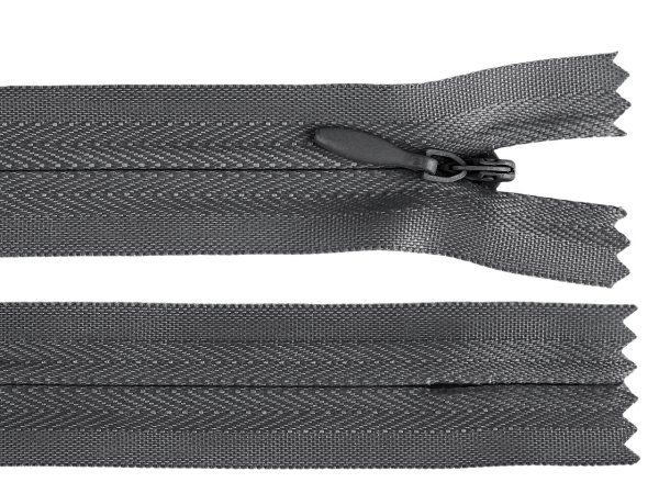 Spirálový zip skrytý No 3 délka 25 cm