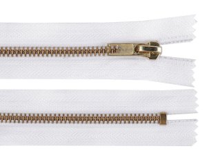 Kovový zip No 5 délka 18 cm (jeansový)