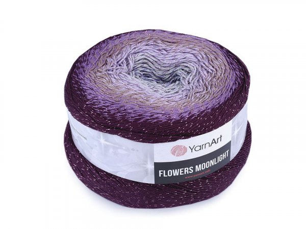 Pletací příze Flowers Moonlight s lurexem 260 g