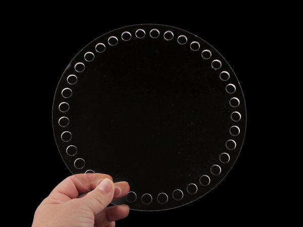 Plastové dno na háčkování / výrobu košíků Ø20 cm