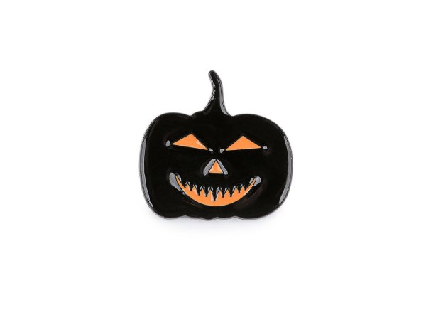 Brož / odznak Halloween, čarodějnice