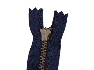 Kovový zip YKK No 4 délka 20 cm (jeansový)
