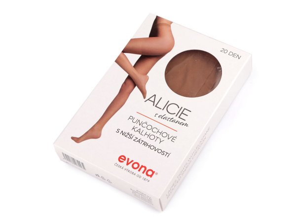 Dámské punčocháče s nižší zátrhovostí Alicie 20 den
