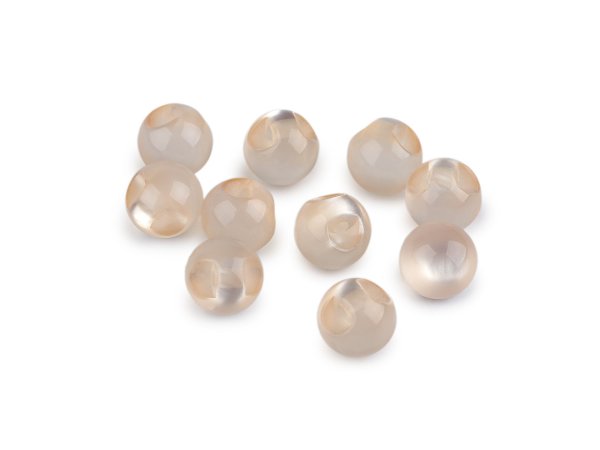 Perla k našití / knoflík kočičí oko Ø10 mm