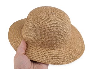 Klobouk / slamák k dekorování, dozdobení