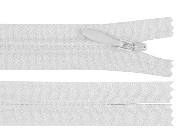 Spirálový zip skrytý YKK No 4 délka 65 cm