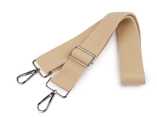 Popruh na tašky s karabinami šíře 3,8 cm