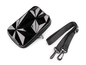 Dámská skořepinová kabelka / pouzdro crossbody s popruhem 18x11 cm