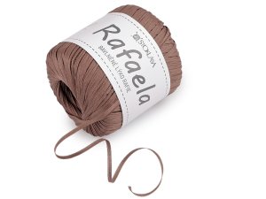 Lýko bavlněné ploché Rafaela k háčkování tašek, šíře 4 mm