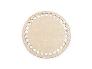 Dřevěné dno na háčkování / výrobu košíků Ø15 cm