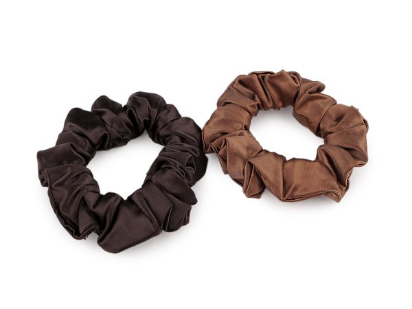 Gumička scrunchie do vlasů saténová