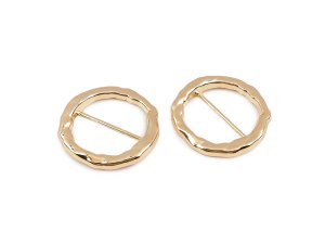 Designová / kovová spona na oděvy a plavky průvlek 38 mm