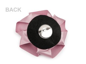 Brož saténová růže Ø11 cm