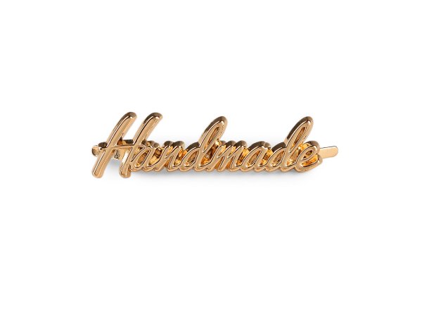 Kovový štítek / cedulka Handmade
