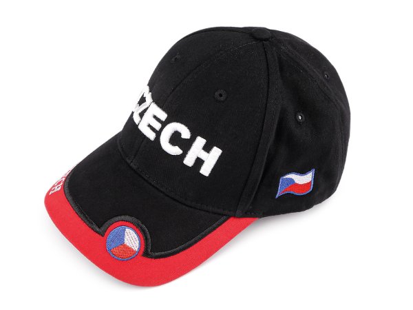 Bavlněná kšiltovka CZECH unisex