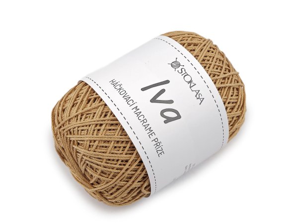 Háčkovací příze macrame Iva na tašky 75 g