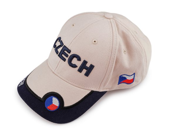 Bavlněná kšiltovka CZECH unisex