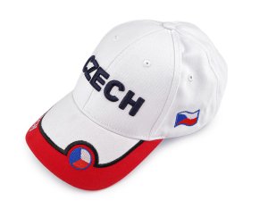 Bavlněná kšiltovka CZECH unisex