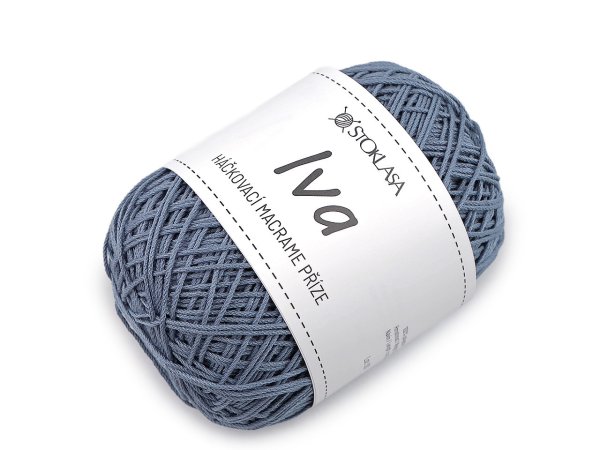 Háčkovací příze macrame Iva na tašky 75 g