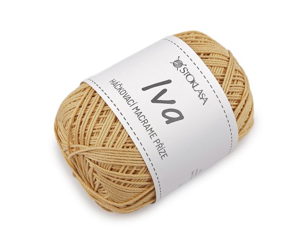 Háčkovací příze macrame Iva na tašky 75 g
