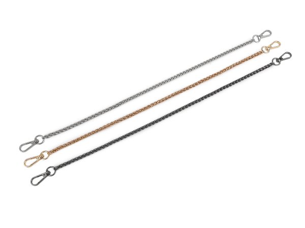 Řetízek / ucho na kabelky a mobilní telefony s karabinou délka 48 cm
