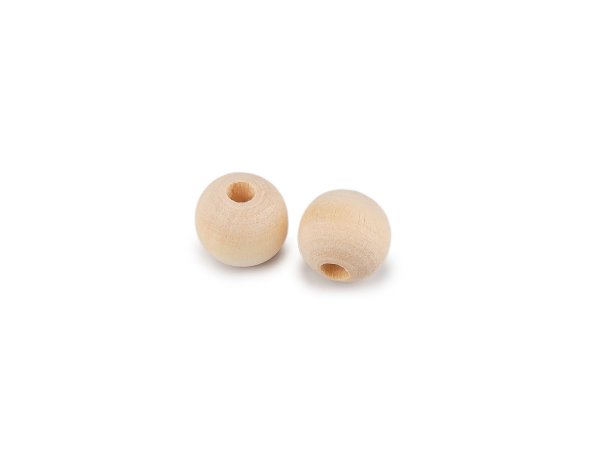 Dřevěné korálky nelakované Ø10 mm