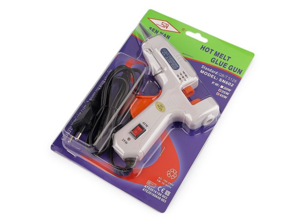 Tavná pistole na lepidlo Ø7 mm s regulací teploty 25W / 45W