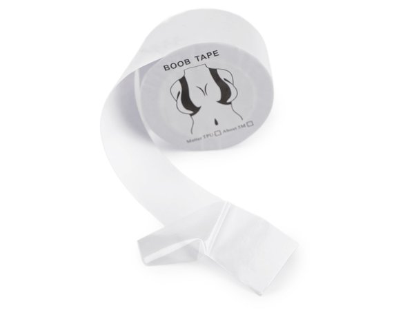 Boob tape páska na prsa samolepicí šíře 2,5 cm transparent